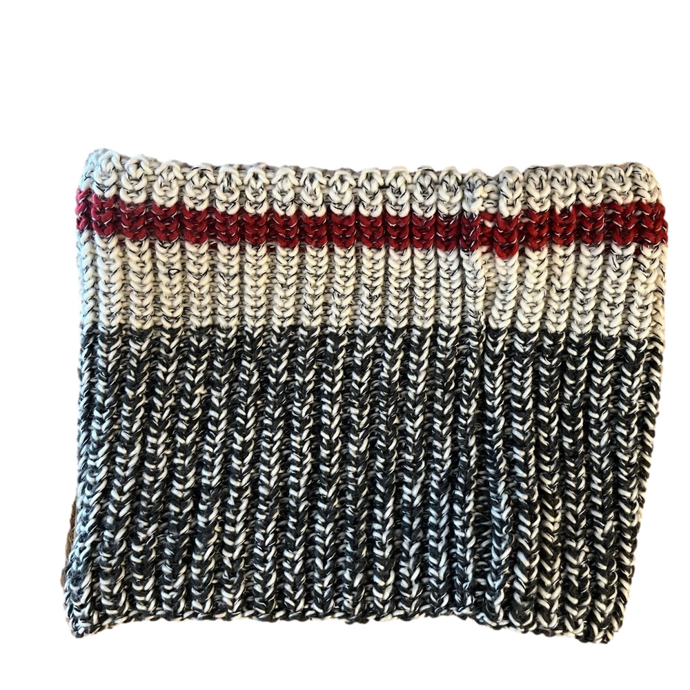 Roots Cabin Collection Neck Warmer Salt & Pepper Gray unisex
